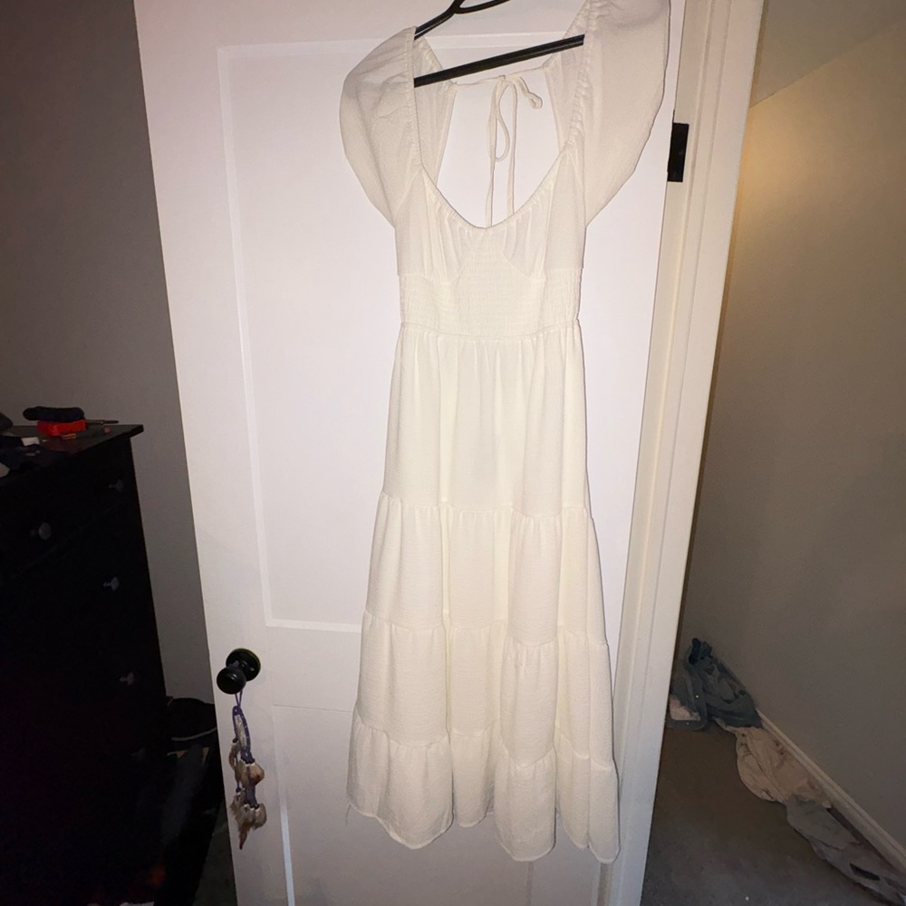Ardene Cream Backless Maxi Dress